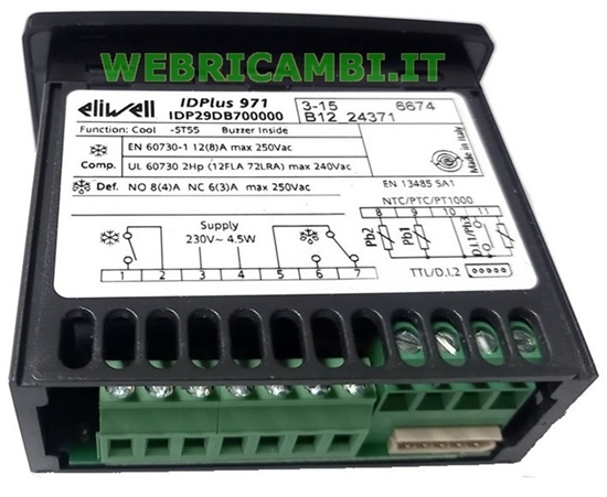 IMMAGINE DI Cod. RE562112 - TERMOSTATO ELIWELL ID PLUS 971 230V.