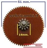 Foto de Cod. 16268 - SEGUNDA RUEDA DENTADA MOTORREDUCTOR
