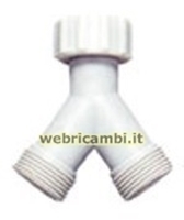 IMMAGINE DI Cod. 68440 - DOPPIO RACCORDO CARICO ACQUA 3/4"