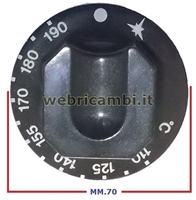 IMMAGINE DI Cod.47502 - MANOPOLA GRIGIA ø 70 mm. 110-190°C