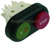IMMAGINE DI Cod. 82736 - PULSANTIERA 2 TASTI I-STOP VERDE-ROSSA